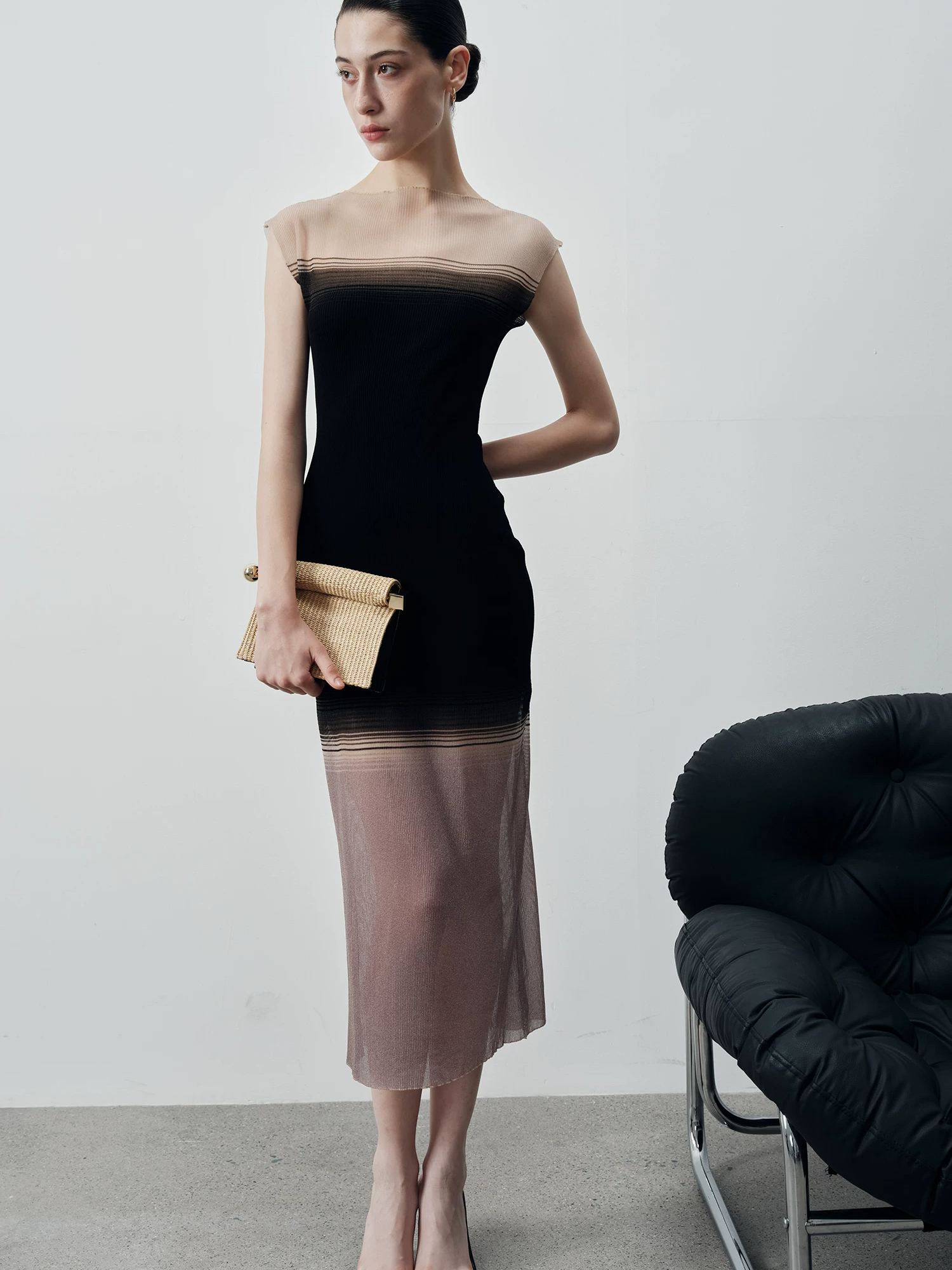 Gradient Knit Dress