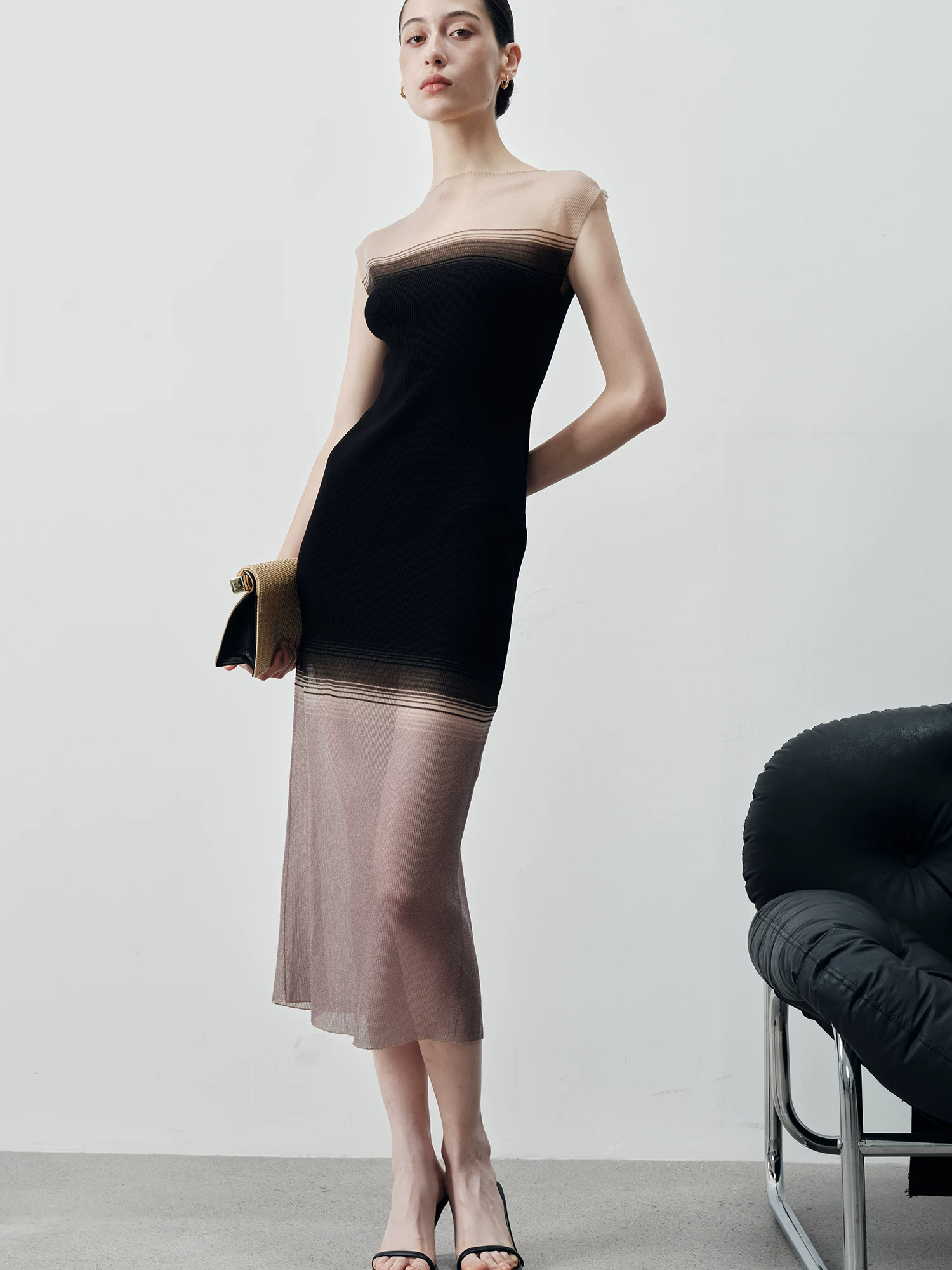 Gradient Knit Dress
