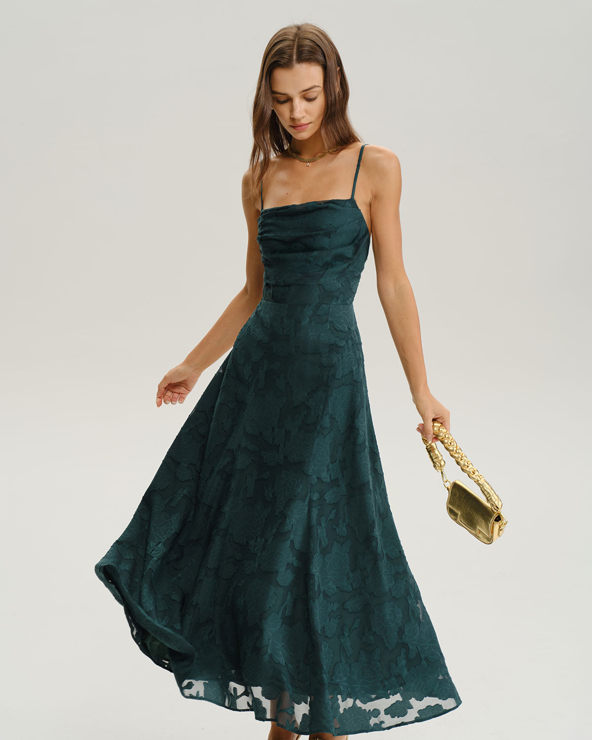 Jacquard Maxi Dress