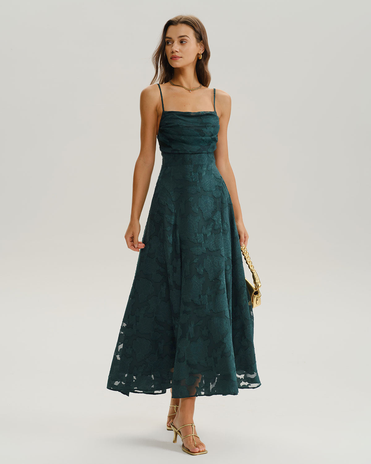 Jacquard Maxi Dress