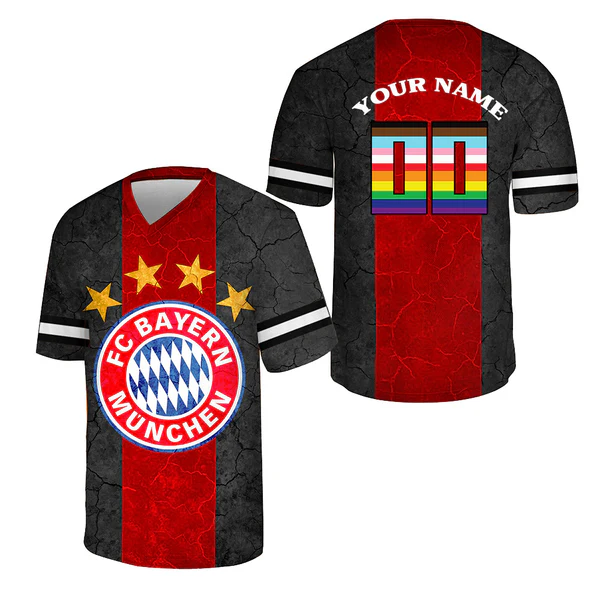 FC BAYERN MÜNCHEN Custom LGBTV Collar Jersey