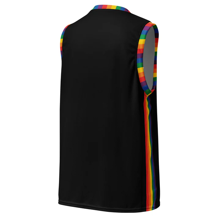 LGBTQ Pride Flag Basketball Jersey