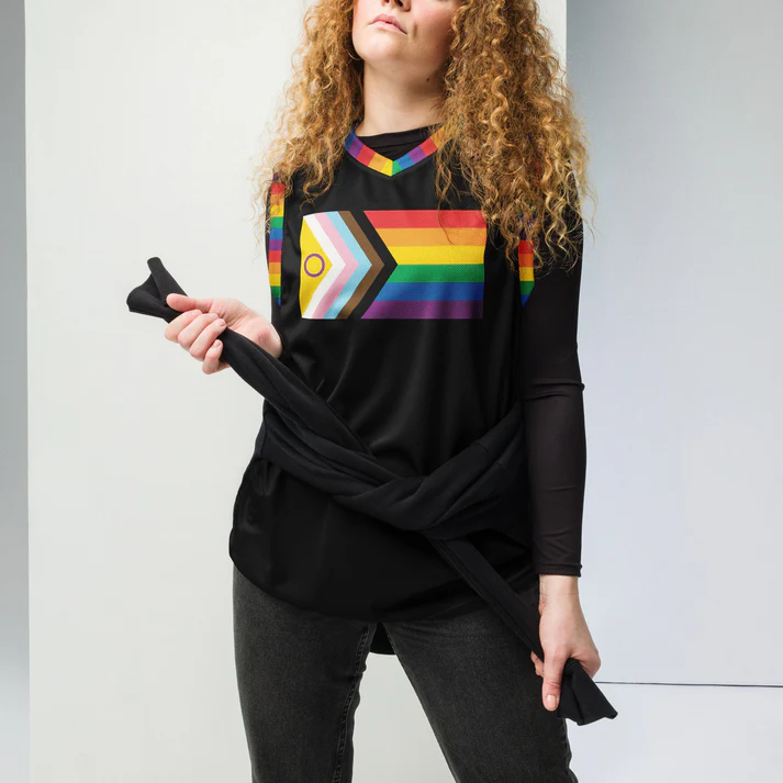 LGBTQ Pride Flag Basketball Jersey