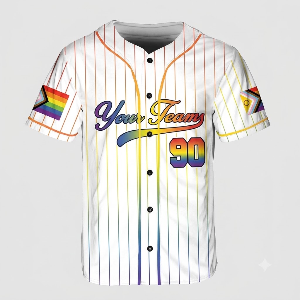 Customize Unisex White Baseball Jersey