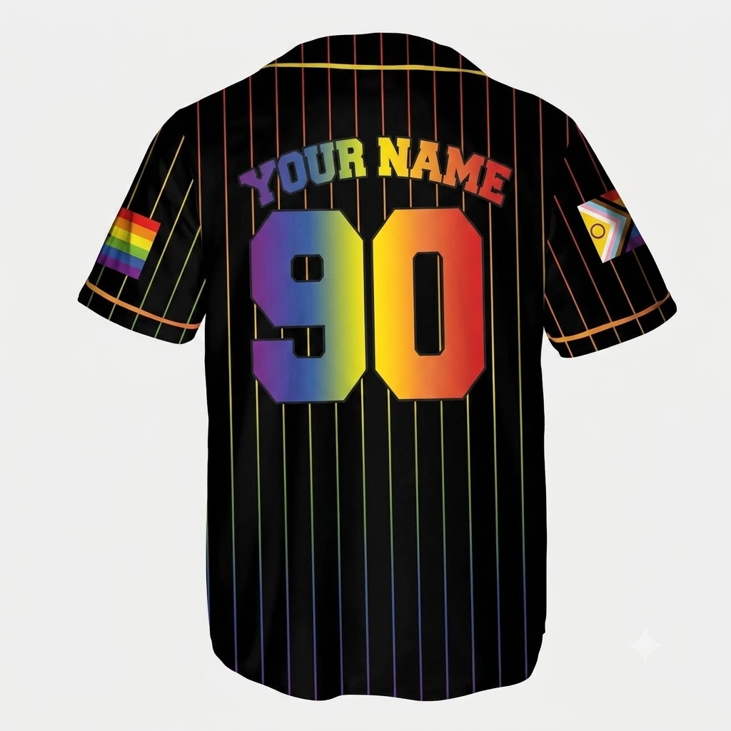 Customize Unisex Black Baseball Jersey