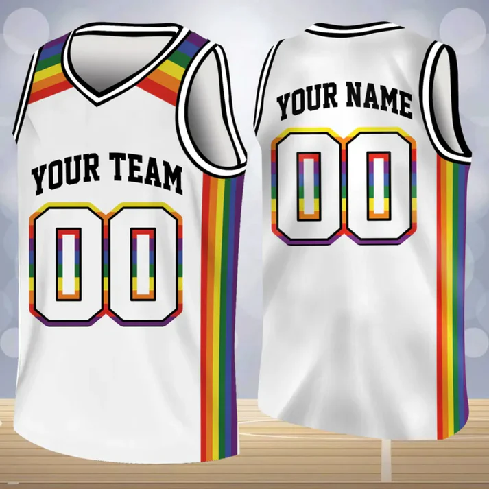 Custom LGBT Basketball Game Day Matching Outfit