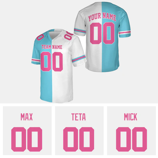 Custom Color Match V-neck Short Sleeve Jersey Shirt