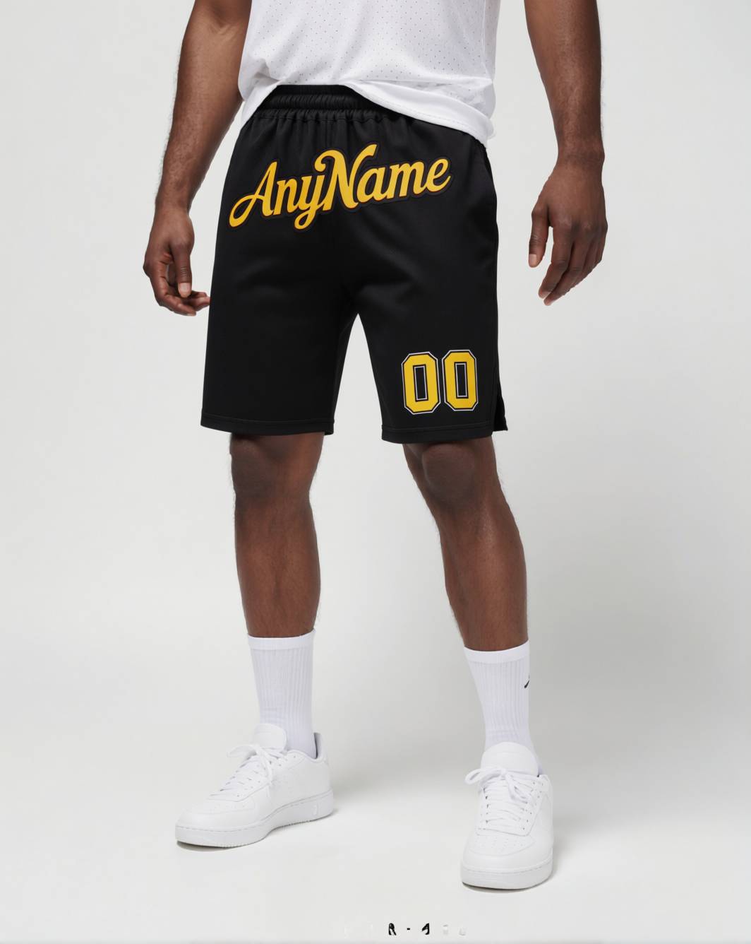 Custom Black & Yellow City Edition Basketball Shorts