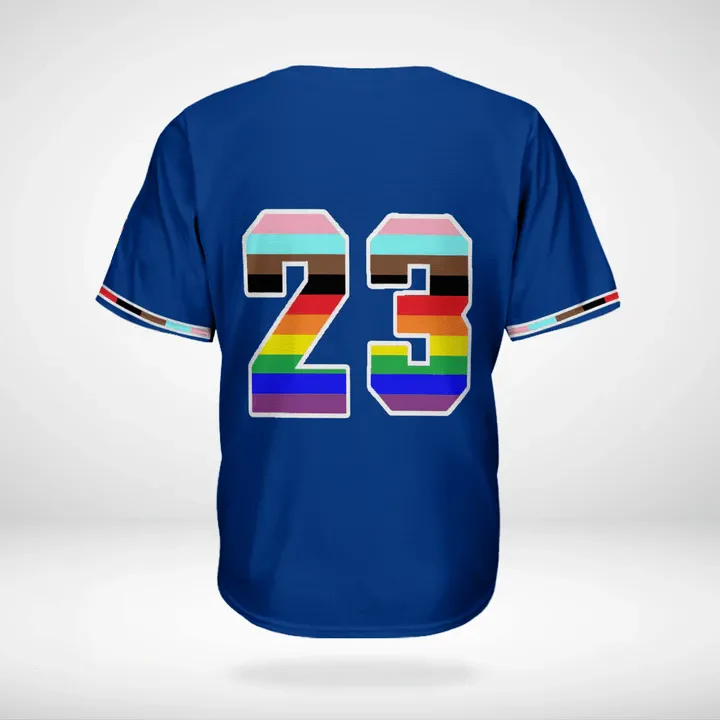 Custom Dodgers LGBTQ+Pride Baseball Jersey