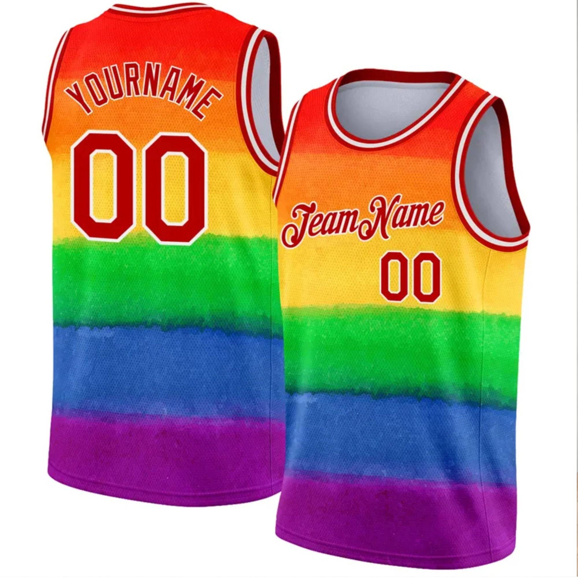 Custom Pride Love Is Love Basketball Jersey