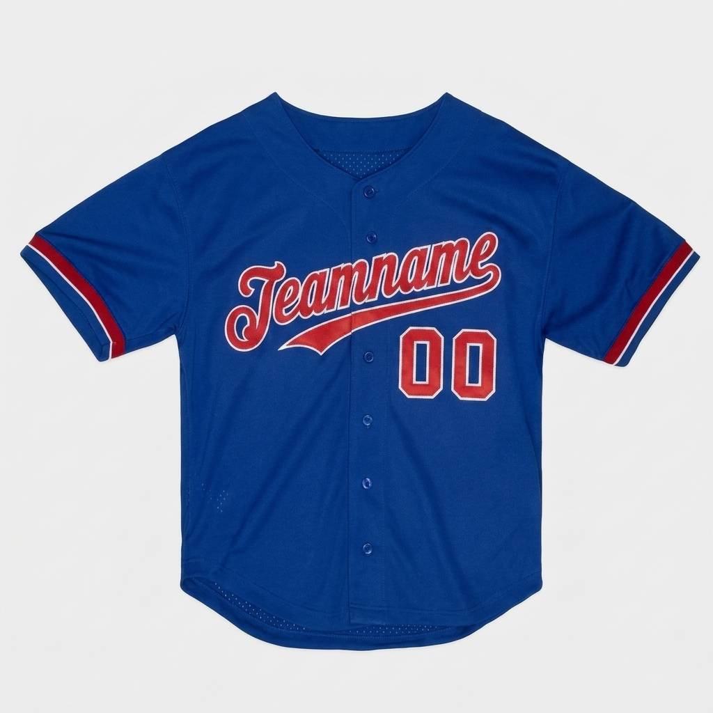 Custom Royal & Red/White Baseball Classic Jersey