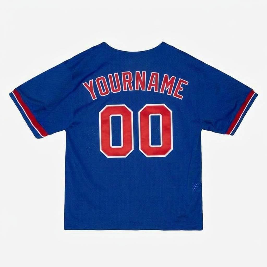 Custom Royal & Red/White Baseball Classic Jersey