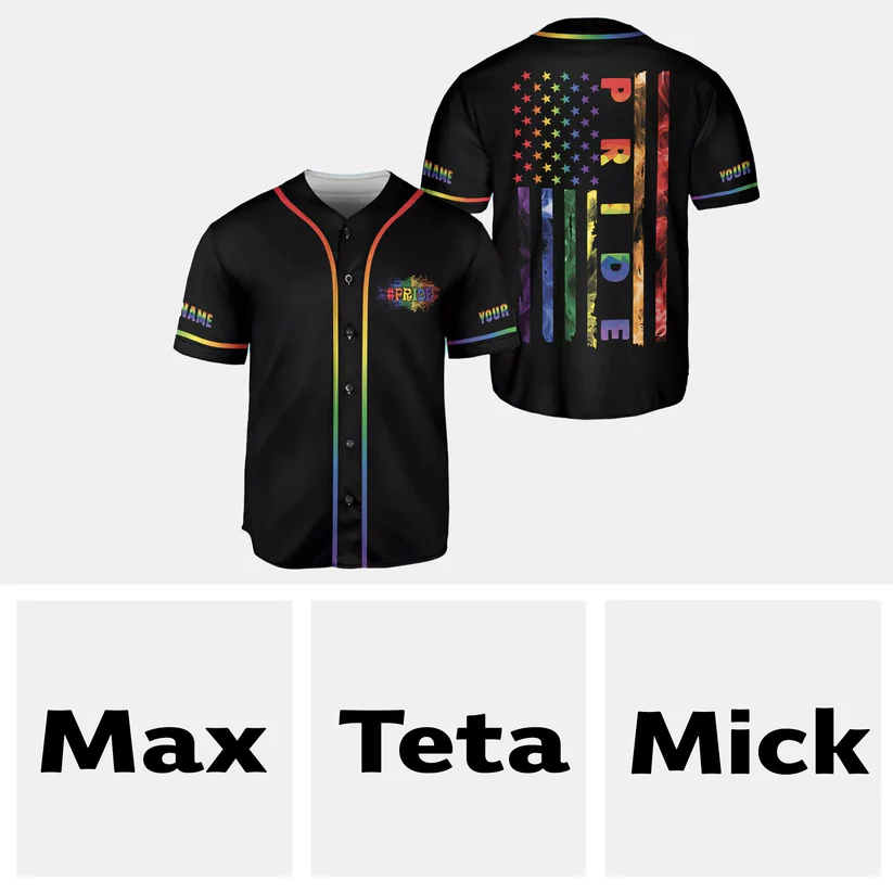 Rainbow Jersey For LGBT Community, Gay Pride Shirt