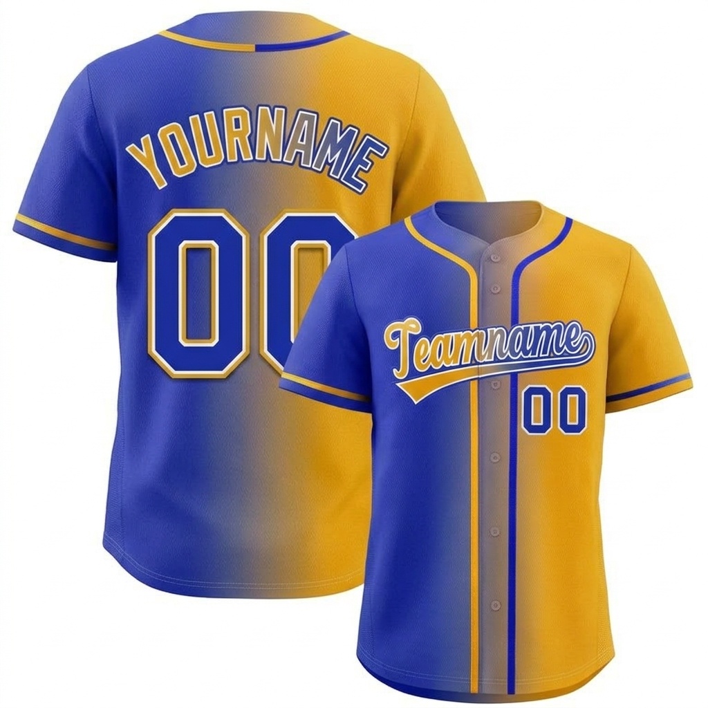 Custom White & Grey/Black Gradient Fashion Baseball Jersey