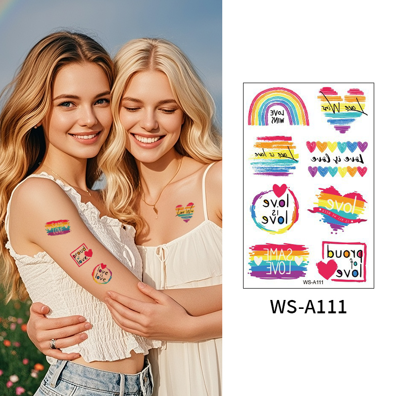 Love Loud LGBTQ+ Tattoo Pack