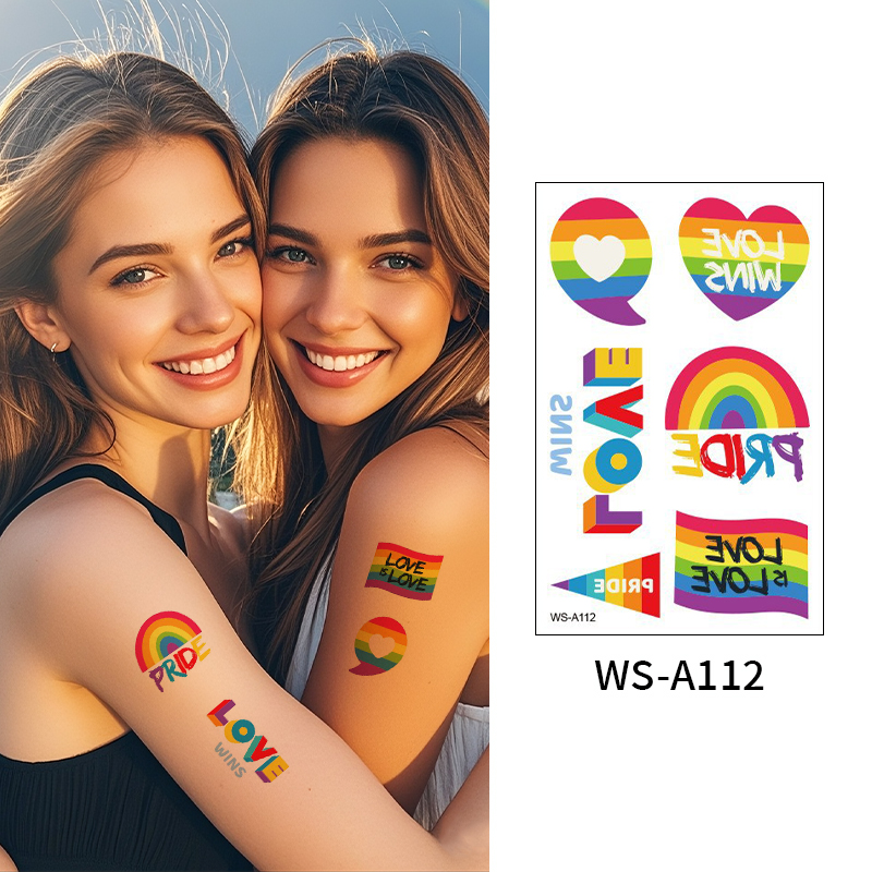Love Loud LGBTQ+ Tattoo Pack