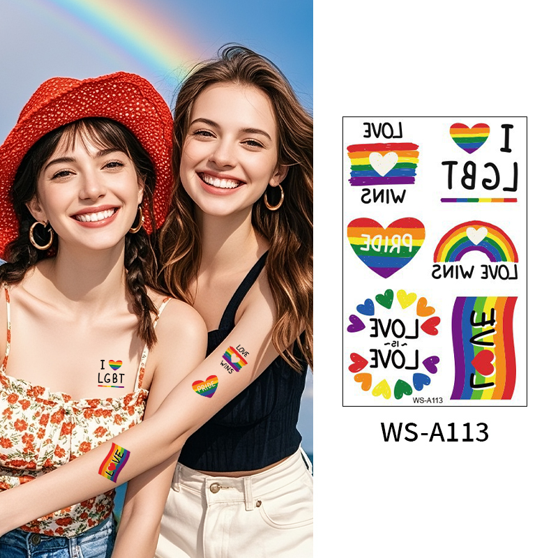 Love Loud LGBTQ+ Tattoo Pack