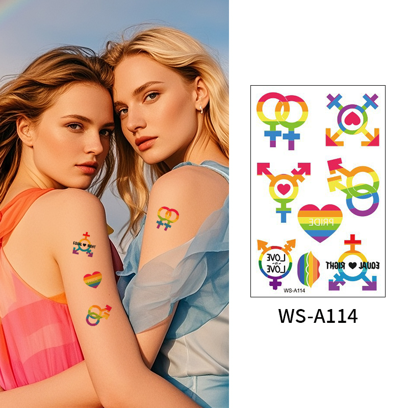 Love Loud LGBTQ+ Tattoo Pack