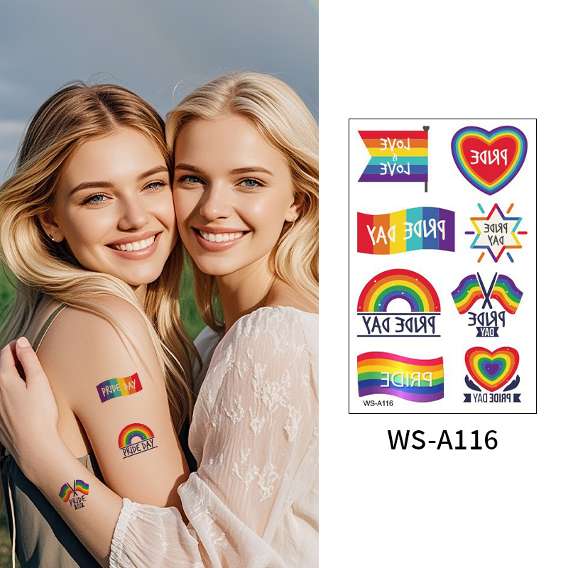 Love Loud LGBTQ+ Tattoo Pack