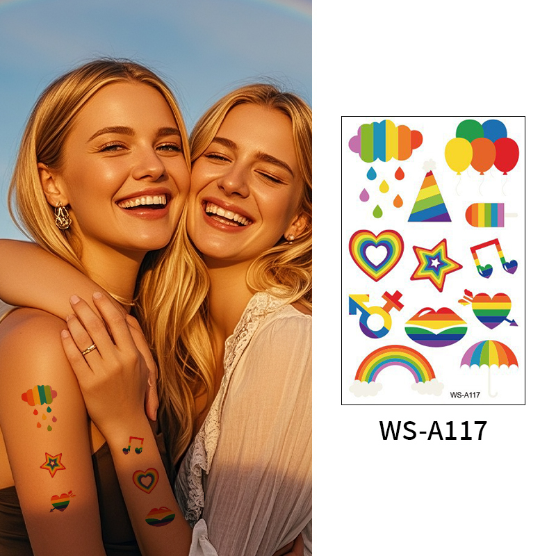 Love Loud LGBTQ+ Tattoo Pack