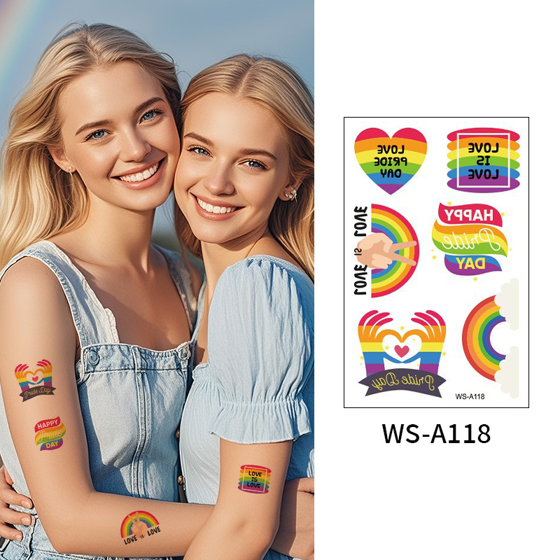 Love Loud LGBTQ+ Tattoo Pack