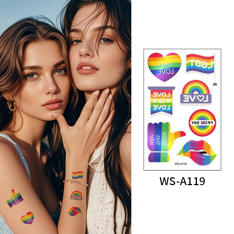 Love Loud LGBTQ+ Tattoo Pack
