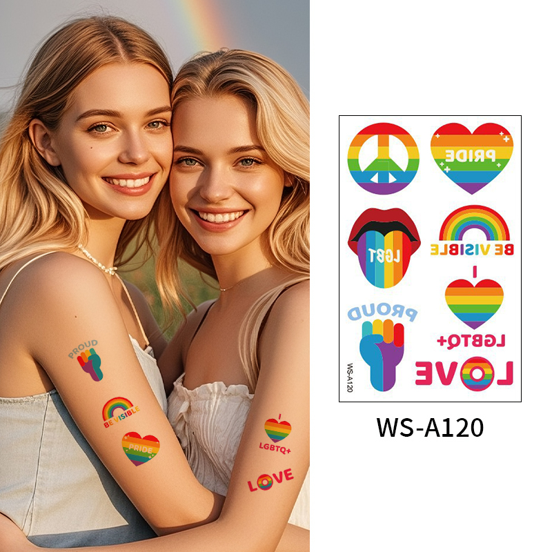 Love Loud LGBTQ+ Tattoo Pack