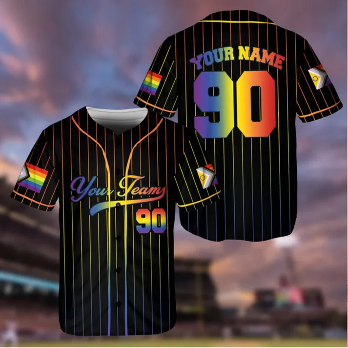 Customize Unisex Black Baseball Jersey