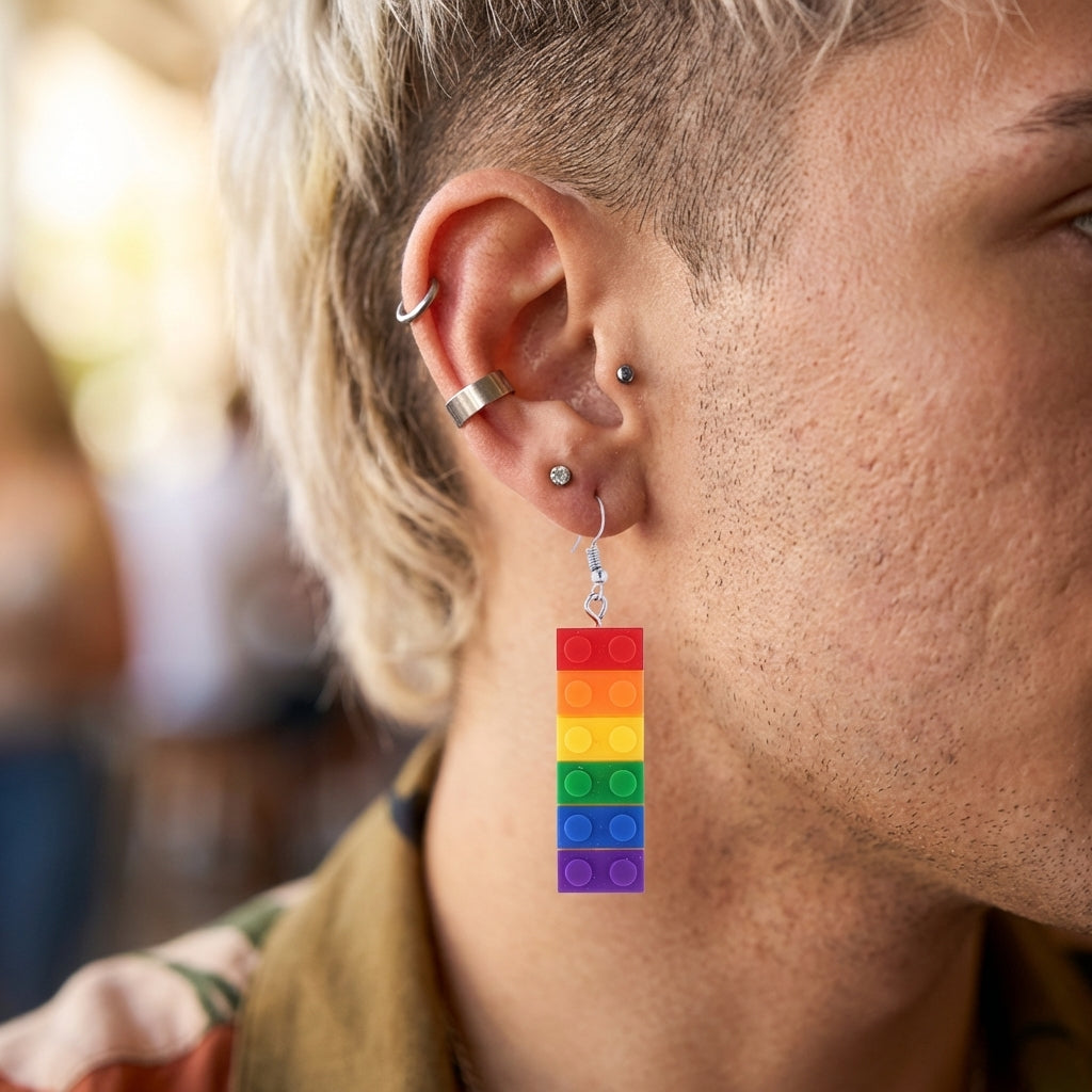 Lego Pride Earrings