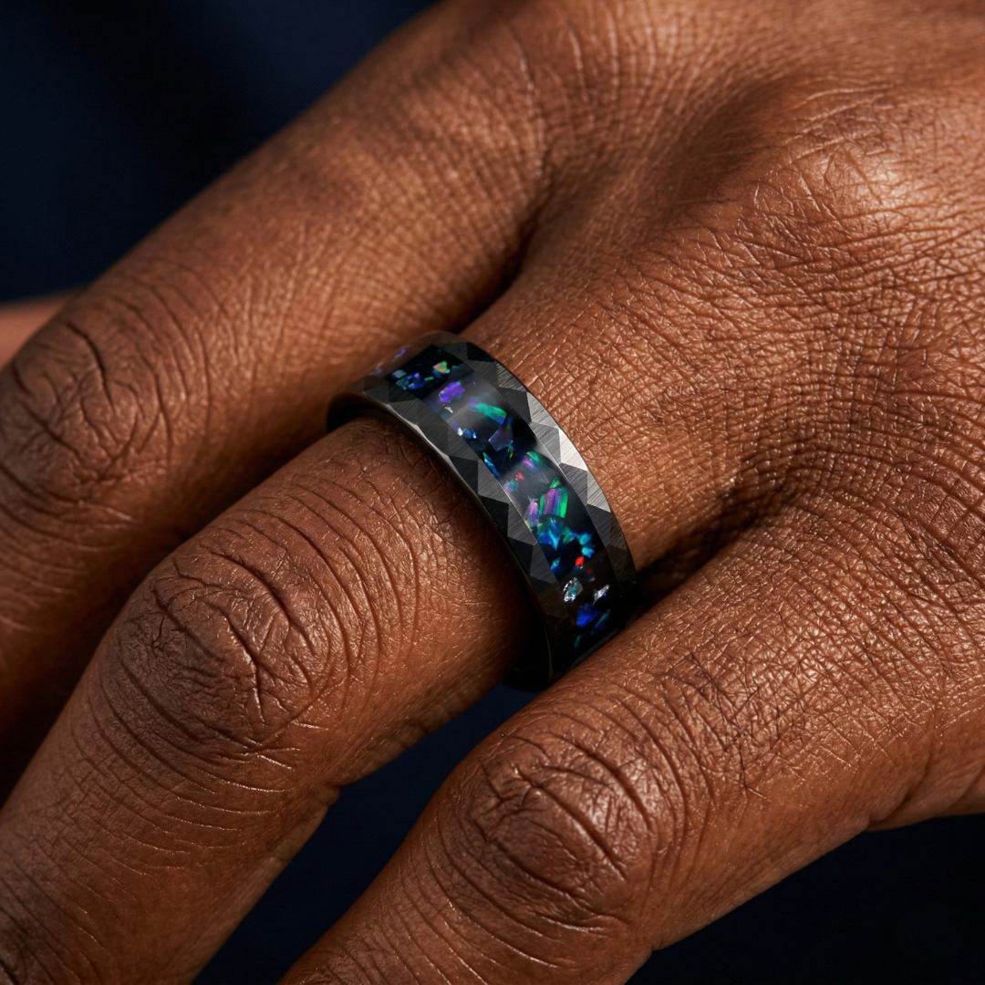 Galaxy Tungsten Ring