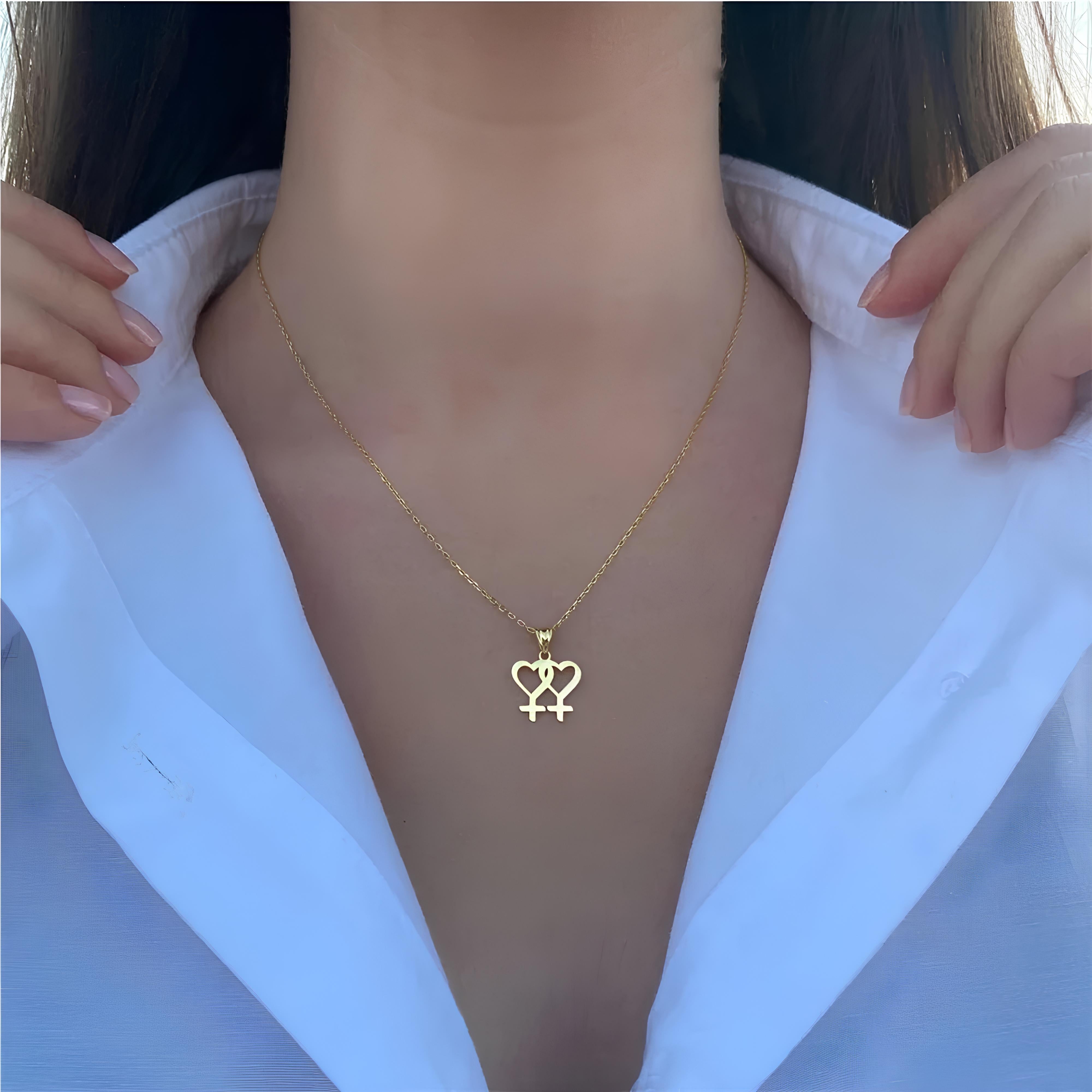 Twin Flames Pendant