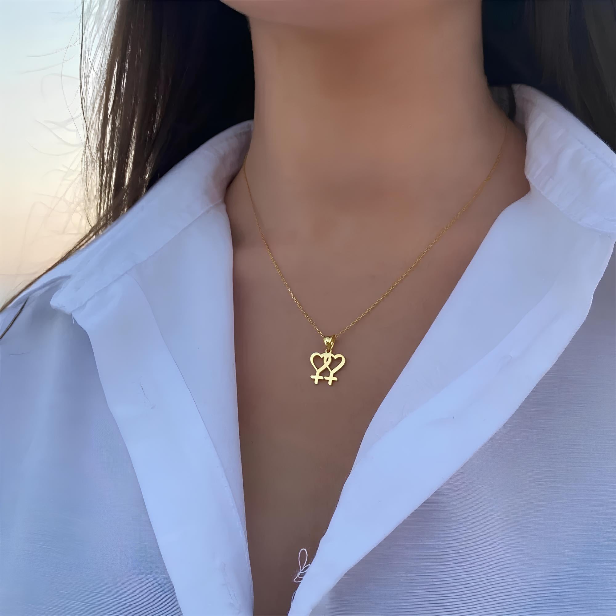 Twin Flames Pendant