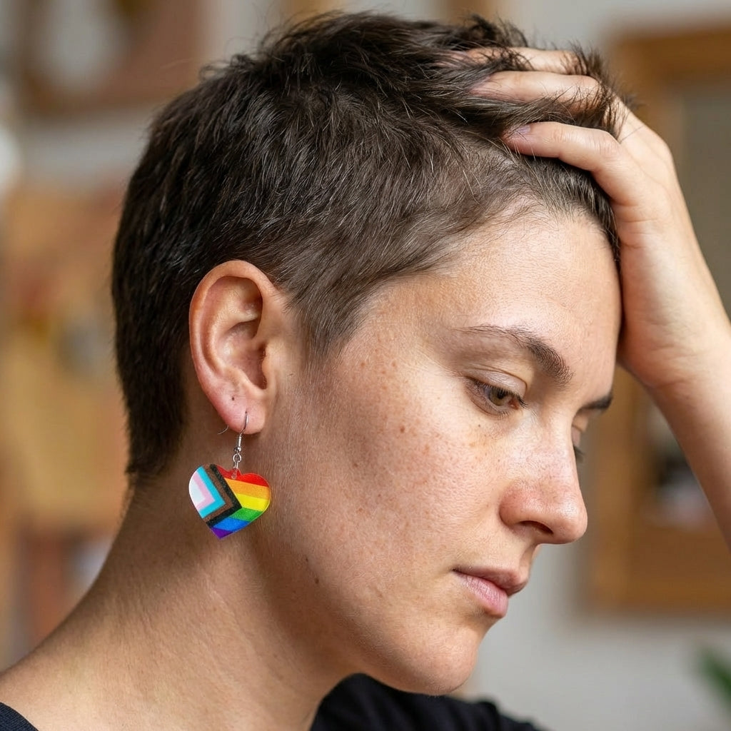 Progress Flag Earrings