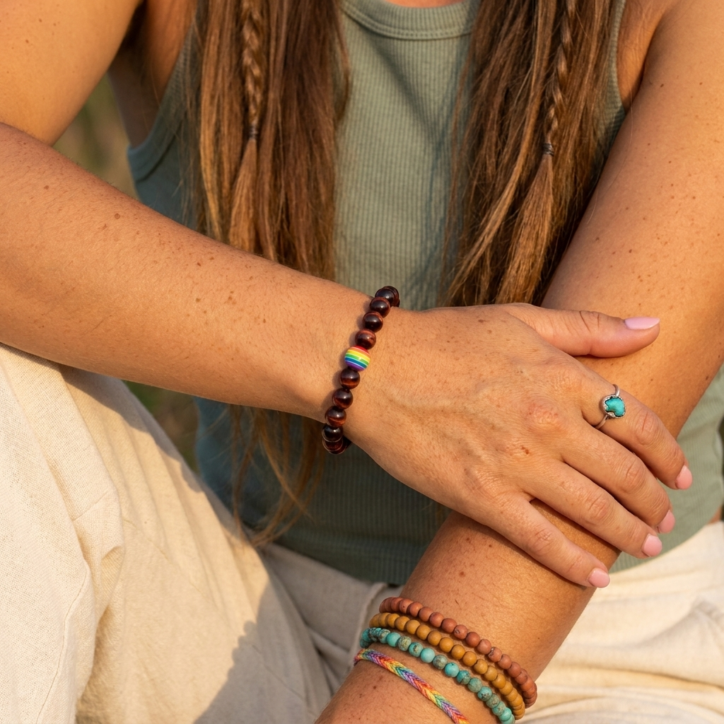 Charm Beaded Bracelet