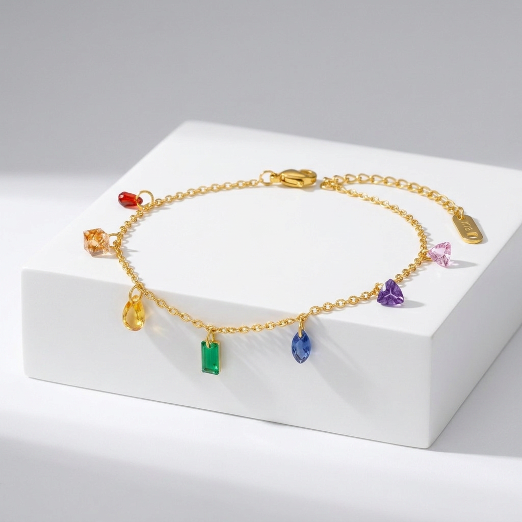 Rainbow Drip Bracelet