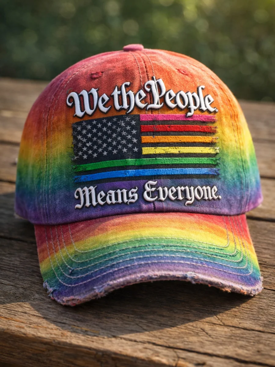 Rainbow Pride Month Gay Art Print Hat
