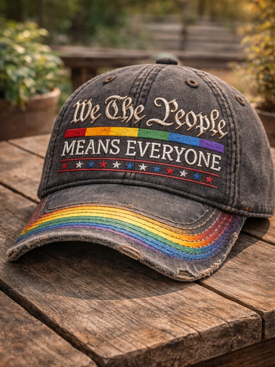 Rainbow Pride Month Gay Art Print Hat