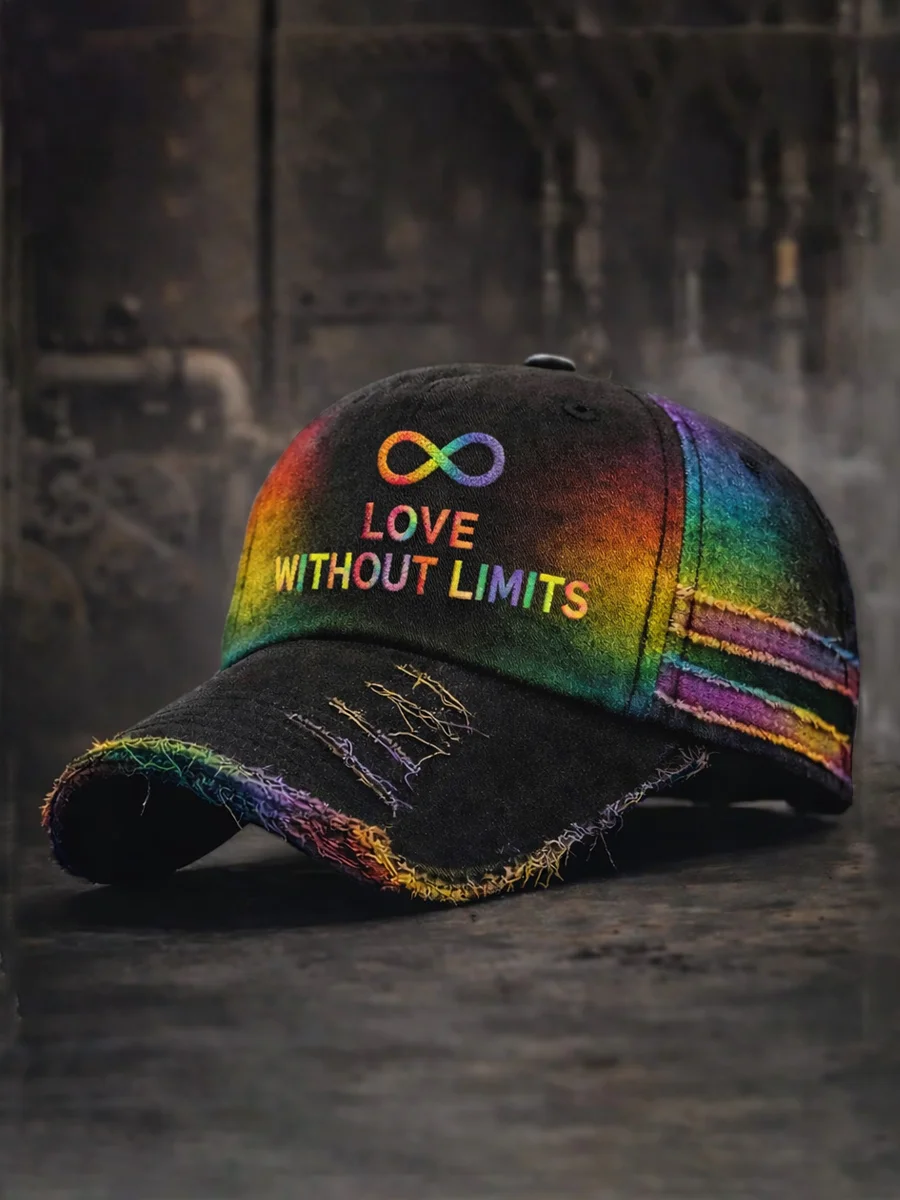 Rainbow Art Print Casual Cap