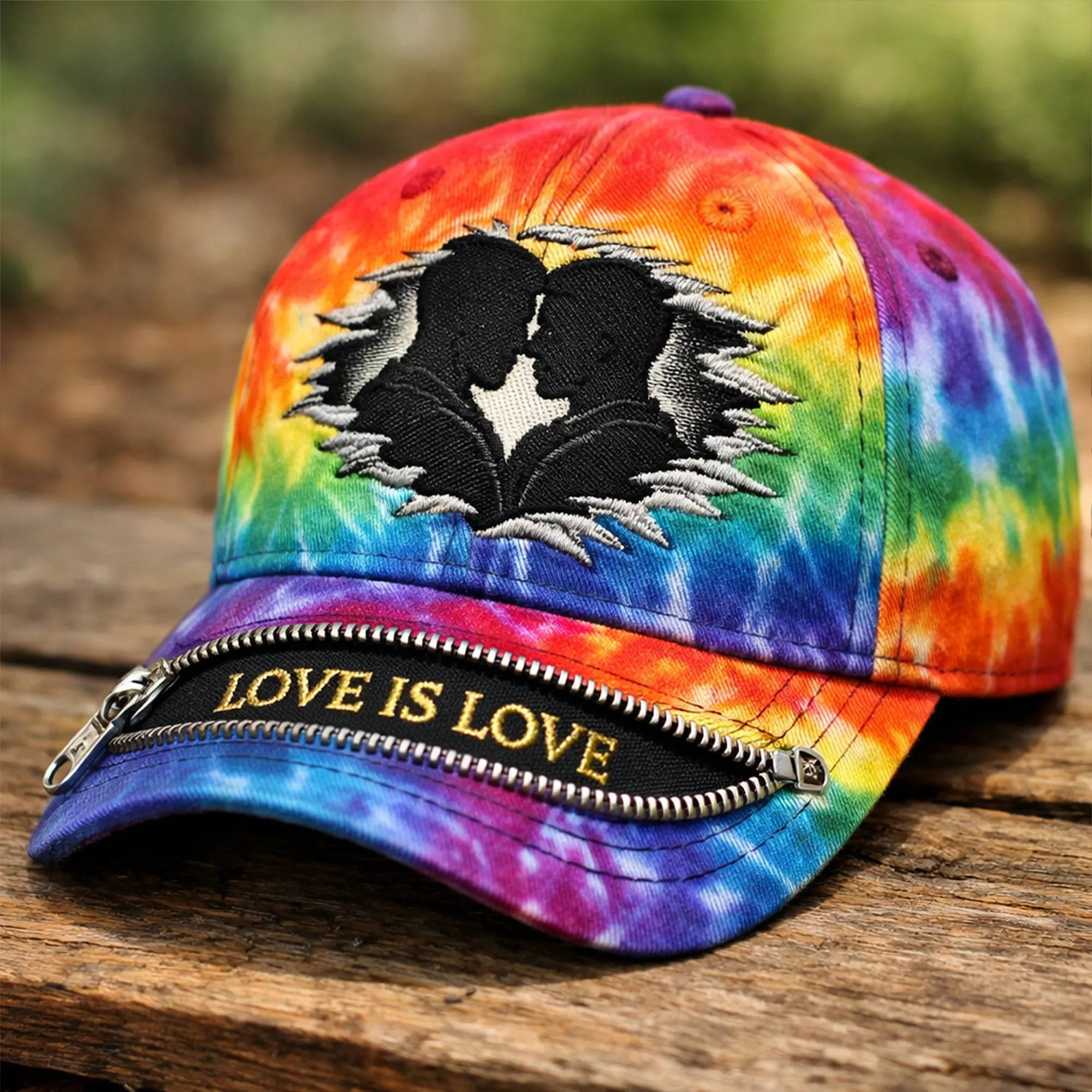 Love Is Love Rainbow Pride Cap
