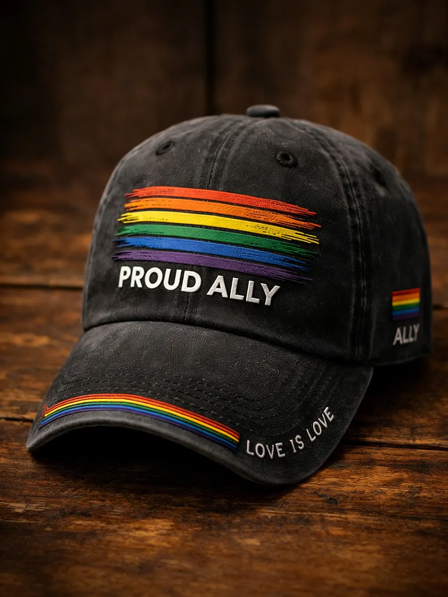 Rainbow Pride Art Print Hat