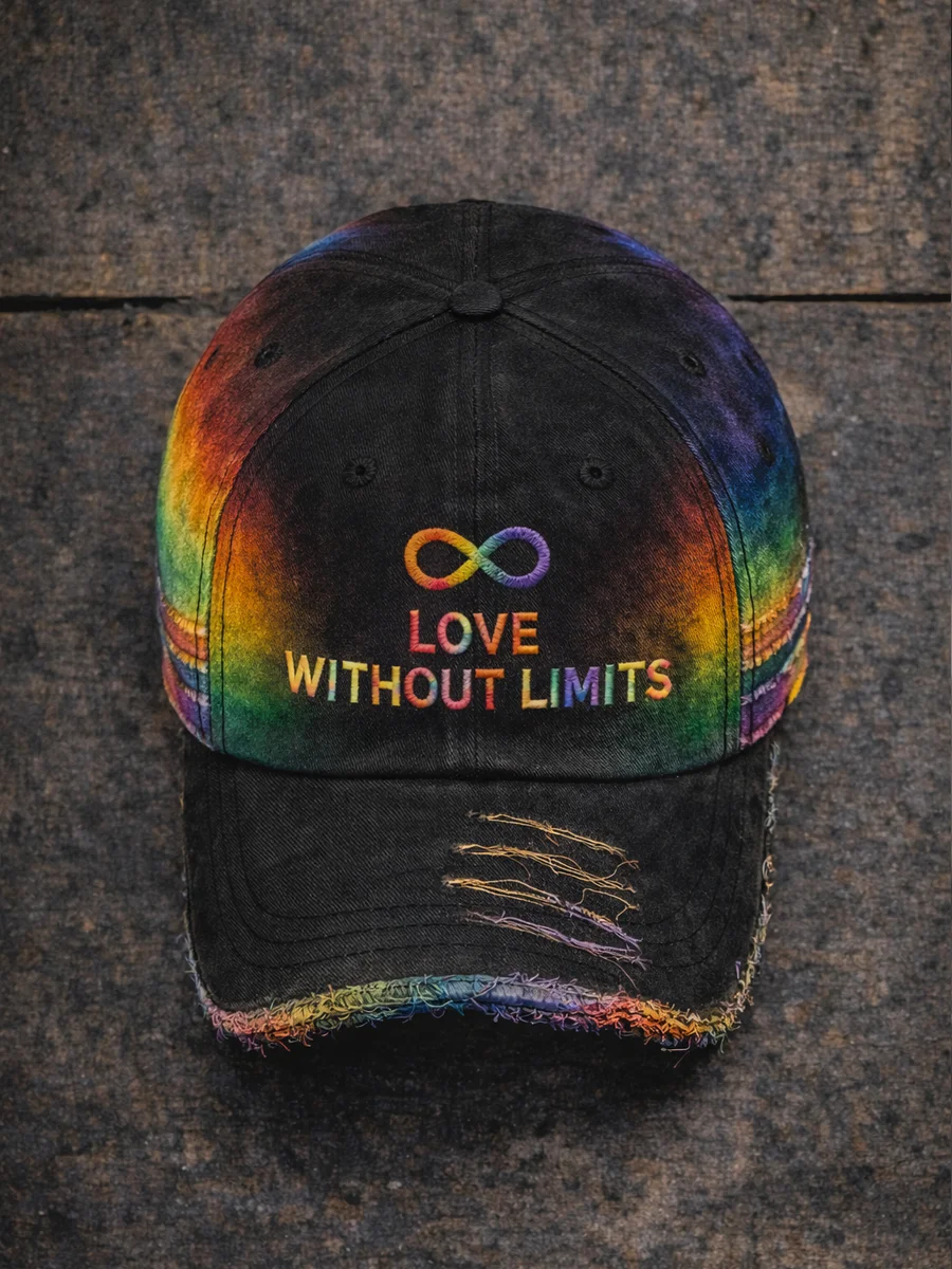 Rainbow Art Print Casual Cap