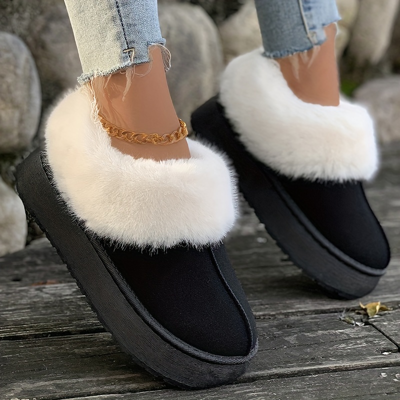 🔥Last Day 50% OFF -Women's Plush Lined Furry Snow Boots