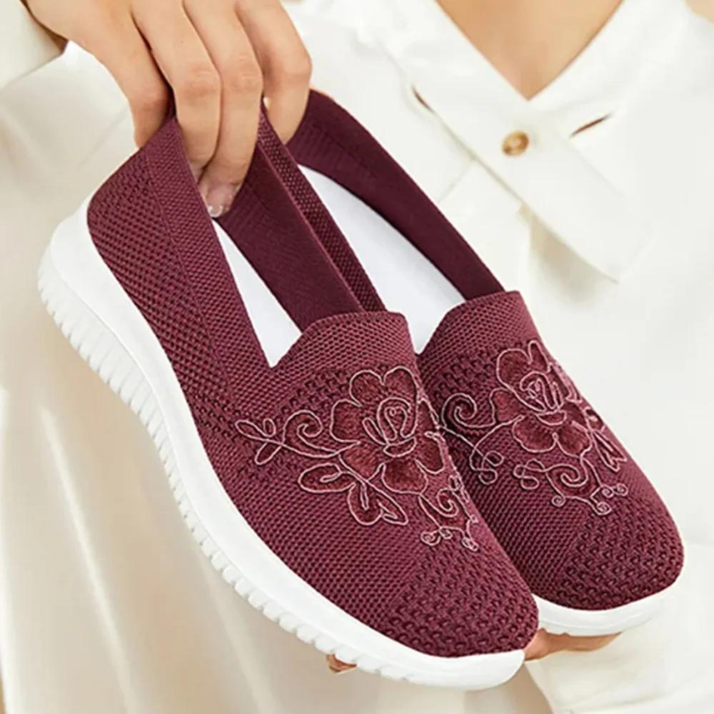 馃専50% OFF馃専Women's 2024 Breathable Hollow Out Flat Shoes