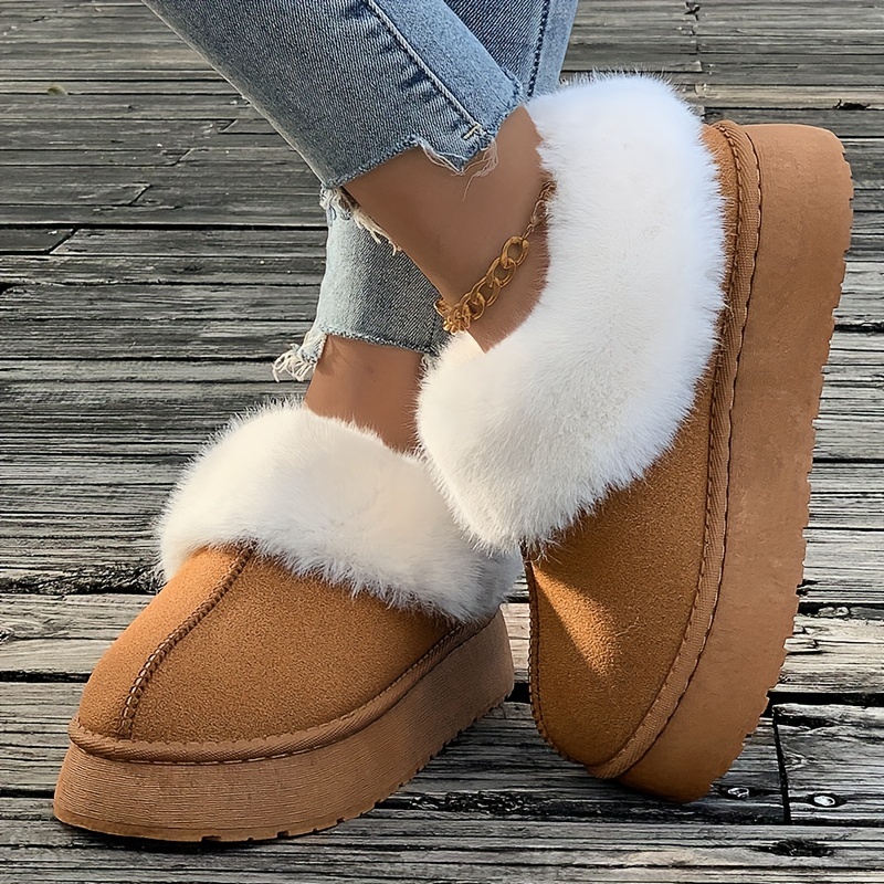 🔥Last Day 50% OFF -Women's Plush Lined Furry Snow Boots
