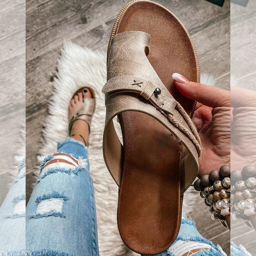 [#1 TRENDING SUMMER 2023] - Summer Soft Footbed Orthopedic Spong Sandals🔥-[MOTHER'S DAY 49% OFF🔥]