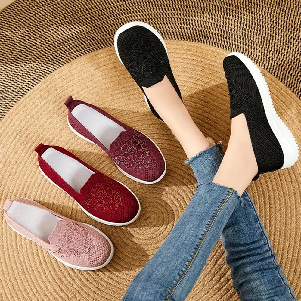 馃専50% OFF馃専Women's 2024 Breathable Hollow Out Flat Shoes
