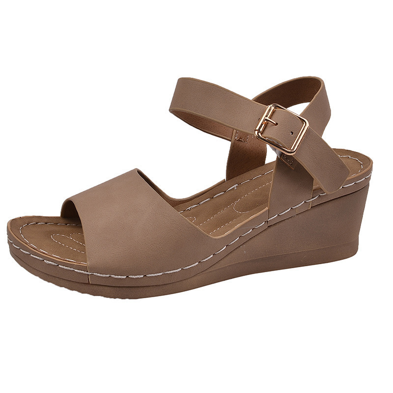 <Jun New> Womens Open Toe Buckle Sandals