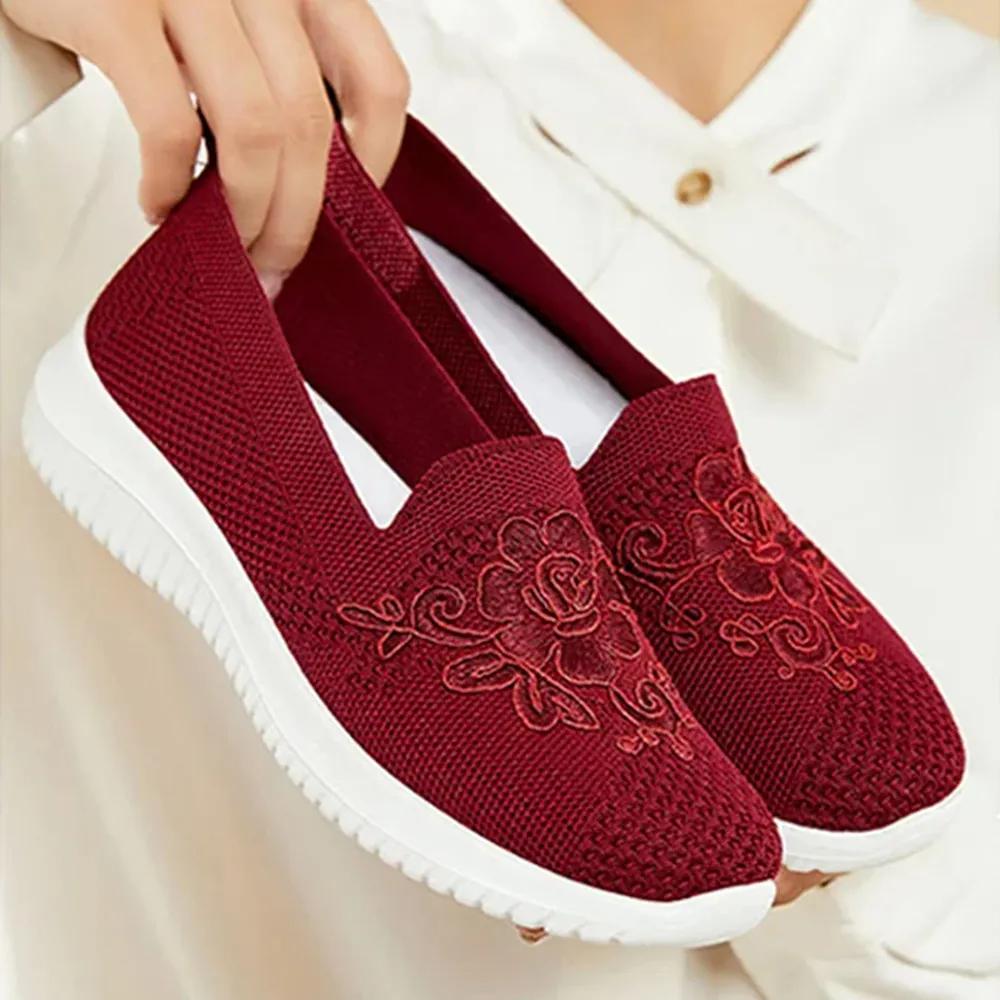 馃専50% OFF馃専Women's 2024 Breathable Hollow Out Flat Shoes