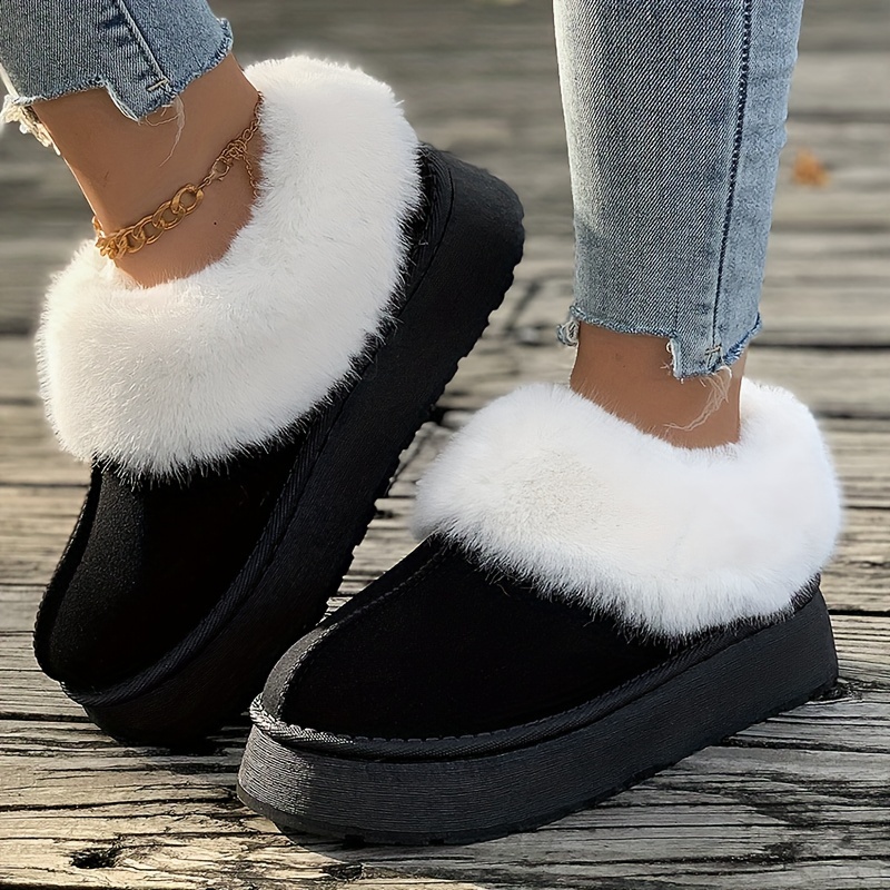 🔥Last Day 50% OFF -Women's Plush Lined Furry Snow Boots
