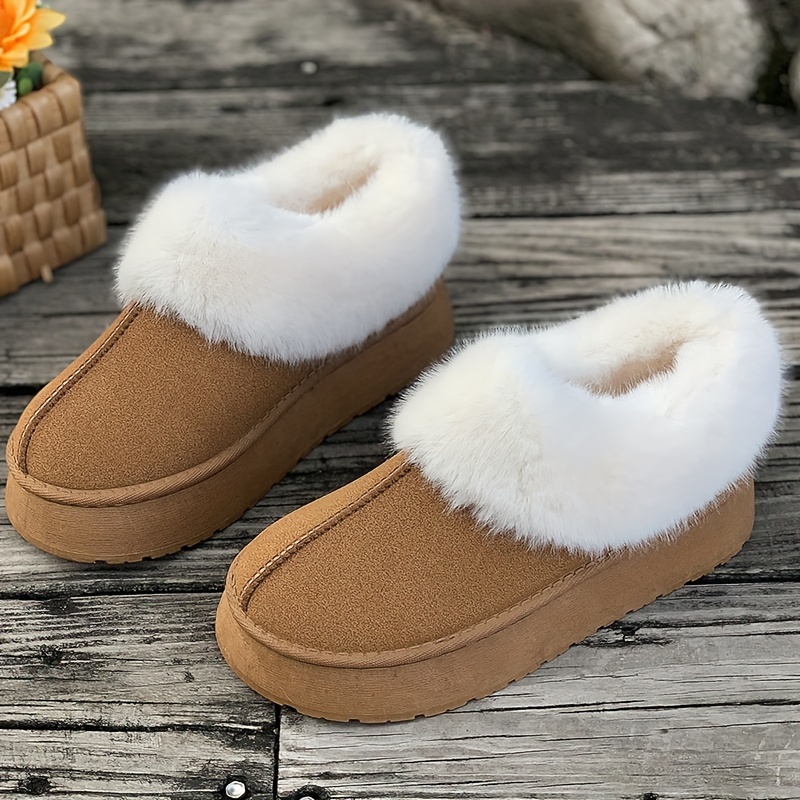 🔥Last Day 50% OFF -Women's Plush Lined Furry Snow Boots